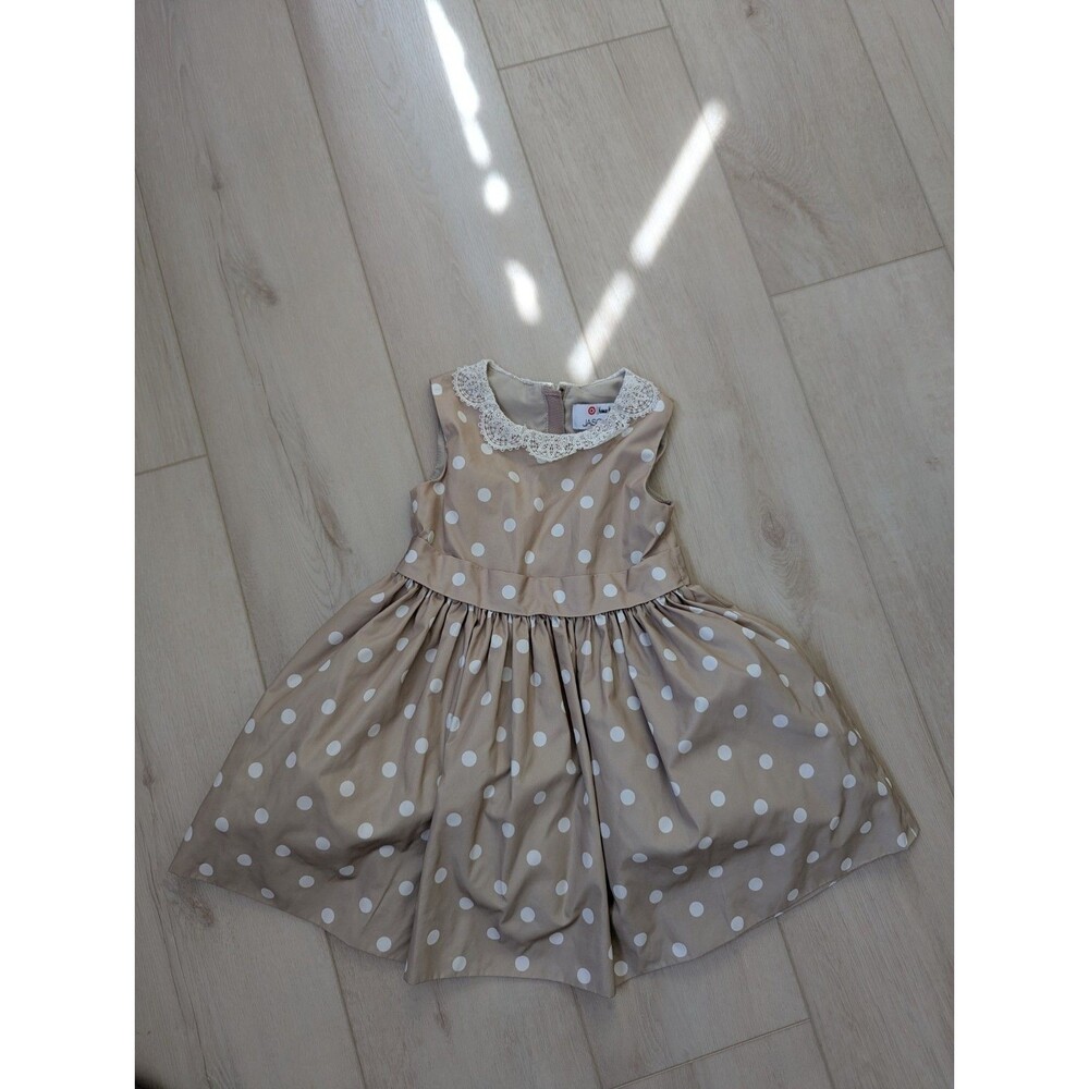 Neiman Marcus Jason Wu by target baby dress polka dot zip back size 3T